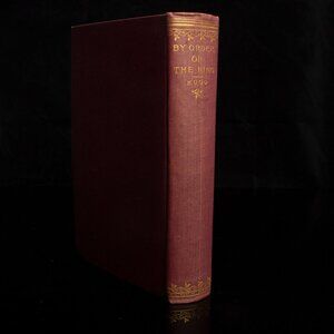 Antique "By Order Of The King" By Victor Hugo Hardcover Book